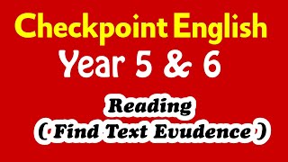 Cambridge Checkpoint Primary English  Reading Find evidence from texts [upl. by Muiram392]