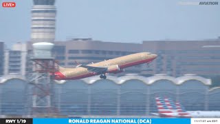 MORNING RUSH LIVE 🔴 DCA RONALD REAGAN NATIONAL  8182024 [upl. by Silberman]