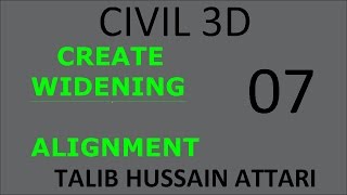 Create widening  civil 3D [upl. by Willey]