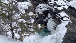 ATHABASCA FALLS JASPER ALBERTA [upl. by Nabetse]