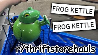 rthriftstorehauls  FROG KETTLE [upl. by Rogergcam]