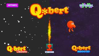 Qbert Rebooted Title Screen PS4 Vita Mobile Xbox One PC [upl. by Darahs245]