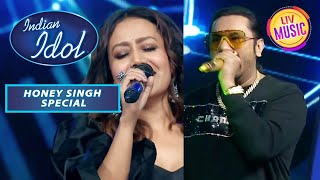 Neha और Honey Singh ने Manali Trance गाकर लगाई Stage पर आग  Indian Idol S12  Honey Singh Special [upl. by Sivet106]