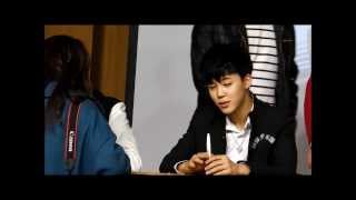 140307 BTS fansign JIMIN eyecontact 1 fancam [upl. by Licastro]