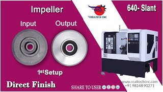 Impeller 1setup RealTech CNC Machine VD140 [upl. by Horace]