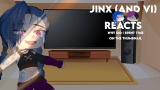 Jinx and Vi reacts to tiktoks arcane [upl. by Lainad]