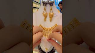 arabic necklace gold arabicjewelry goldjewellery fashion goldaccessories bangles latest 22 [upl. by Htezil]