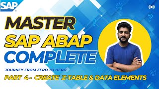 MASTER SAP ABAPCREATE ZTABLE amp DATA ELEMENTSPart 4 URDUHINDI [upl. by Satterfield]