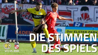 Die Stimmen nach dem Spiel gegen den VFC Plauen  Inside RWE [upl. by Terrel214]