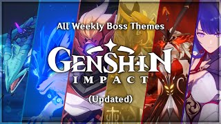 All Weekly Boss Battle Themes — Genshin Impact OST 25 [upl. by Asela432]