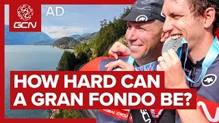 Can We Qualify For The World Championships Of GranFondo  GCN Rides RBC Whistler [upl. by Hanyaz]