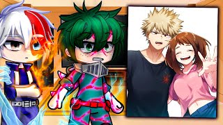 Class 1A React to Bakugo  MHA  Gacha Club [upl. by Nnayrb627]