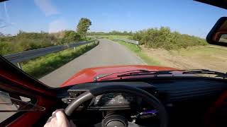 Fiat 126p POV Drive  Polish Eurodance  Inicjał D [upl. by Atsocal]