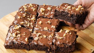 This Is The Best Brownie I Ever Tasted  Coffee Walnut Brownie Recipe  Eggless amp No Oven Is Needed [upl. by Gurolinick]