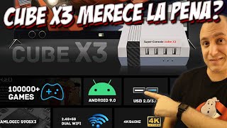 🔎 La NES MINI Definitiva  Super Console CUBE X3 Consola RETRO  2 Mandos y Juegos [upl. by Lepp610]