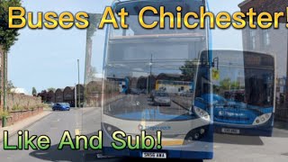 Buses At Chichester [upl. by Eceirahs135]