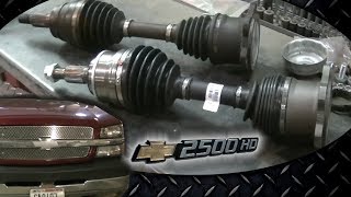 04 Silverado 2500HD CV Axle Replacement [upl. by Aroda]