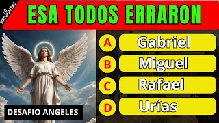 50 PREGUNTAS DE LA BIBLIA SOBRE ANGELES Y LOS VARONES DE DIOS  Reto Biblico Divertido [upl. by Adoree]