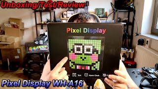 iDotMatrix LED Pixel Display  Günstiger amp besser als Divoom  UnboxingReview [upl. by Annabelle]