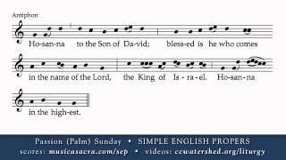 Hosanna to the Son of David ROMAN MISSAL VERSION [upl. by Notgnirrac]