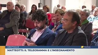 Grottaglie Matteotti Il telegramma e linsegnamento [upl. by Neuberger]