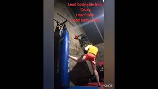 Combo of the day kickboxing mma boxing martialarts coaching combatsport [upl. by Bazil888]