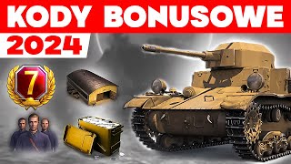 WOT Kody Bonusowe 🎁 Kody do World of Tanks 🎁 WSZYSTKIE Kody Zaproszeniowy 2024 [upl. by Jill]