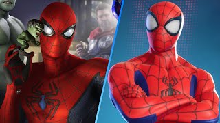 When SpiderMan in Fortnite Has Better WebSwinging Than Marvels Avengers [upl. by Almita]