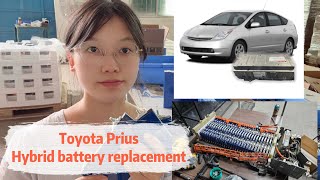 Toyota Prius Hybrid battery replacement [upl. by Gleeson132]