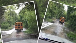 Leander ISD investigating school bus driving over historically dangerous low water crossing [upl. by Alayne]