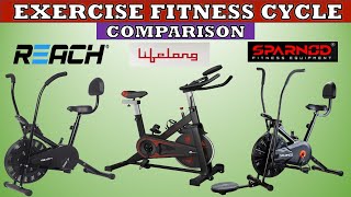 Best Fitness Exercise Cycle Comparison  Reach vs Lifelong vs Sparnod [upl. by Sined]