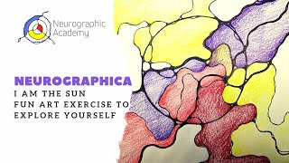 Neurographica quotI am the Sunquot Fun Art exercise to explore yourself Healing Art with Anna Romanenko [upl. by Labinnah]