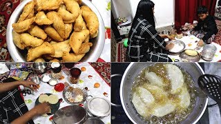 Holi Ki Taiyari  Making Gujiya  Desi style gujiya recipe  Late night vlog Indian vlogger2019 [upl. by Aholah]