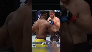 Miocic vs Ngannou 1 A Masterclass in Defense and Tactical Dominance UFC 220 shorts mma ufc [upl. by Ailimac882]