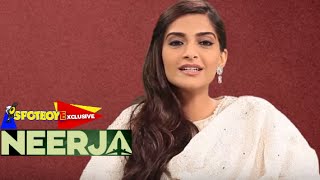 Sonam Kapoors EXCLUSIVE Interview  Neerja  SpotboyE [upl. by Wylie788]