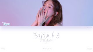 HANROMENG TAEYEON 태연  Baram X 3 바람 바람 바람 Color Coded Lyrics [upl. by Yauqaj]