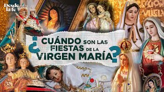 Fiestas de la Virgen María ¿cuál se celebra este mes [upl. by Boone987]