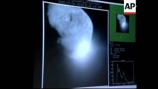 NASA probe successfully collides with comet [upl. by Zashin]