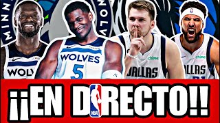 🔴 NBA EN VIVO GRATIS 🚨 DALLAS MAVERICKS vs MINNESOTA TIMBERWOLVES  DONCIC ANTHONY EDWARDS [upl. by Niltiak]