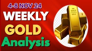 GOLD WEEKLY TECHNICAL ANALYSIS amp FORECAST  4th to 8th November 2024 [upl. by Arted]