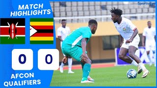 2025 AFCON Qualifiers Kenya vs Zimbabwe Full Extended Highlights [upl. by Dnomrej907]