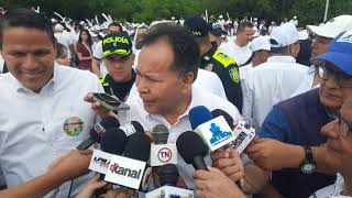 EnVivo 🔴 Alcalde de Cúcuta Jorge acevedo y Gobernador William Villamizar en la Marcha por la PAZ [upl. by Alul311]