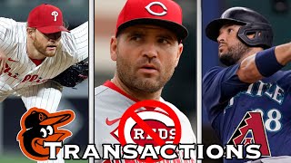 MLB Transactions Vottos Club Option Declined Kimbrel To Orioles Mariners Trade Suarez and more [upl. by Ravert]