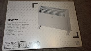 BampQ CONVECTOR HEATER WITH TURBO 2000W [upl. by Judd]