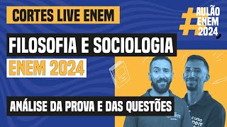 ENEM 2024 análise das provas de Filosofia e Sociologia  Live Enem 2024  Curso Enem Gratuito [upl. by Assej]