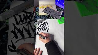 How to Graffiti amp Tag Names LIVE on TikTok graffiti handstyles ✍🏻  31523 [upl. by Hctud]