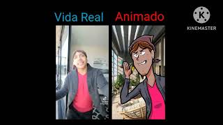 Alfredo Larin Larin y Cachetes  Vida Real VS Animado  quotCartoon And Real Lifequot Parte 10 [upl. by Thistle337]