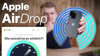 Die unglaubliche Technologie hinter Apples AirDrop Wie schnell ist es wirklich [upl. by Omarr]