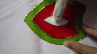 creative crafts part 4  Rangoli design with glass paints [upl. by Philbrook557]