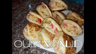 Oum walid  Top recette de Batbout mahchi ام وليد بطبوط محشو [upl. by Sualk]